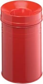Kosze biurowe - Durable Kosz na śmieci okrągły 15l SAFE+ czerwony - miniaturka - grafika 1