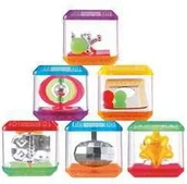 Klocki - Fisher Price Sensoryczne klocki - błyszczące - miniaturka - grafika 1
