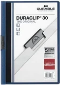 Teczki i skoroszyty - Duraclip DURABLE Skoroszyt zaciskowy 30 granatowy DU001-11 - miniaturka - grafika 1