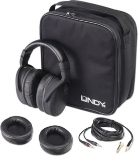 Lindy HF-110 czarne - Słuchawki - miniaturka - grafika 2