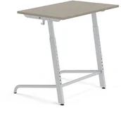 Meble do szkół i przedszkoli - AJ Ławka szkolna Axiom silver jasnoszare linoleum 343126 - miniaturka - grafika 1