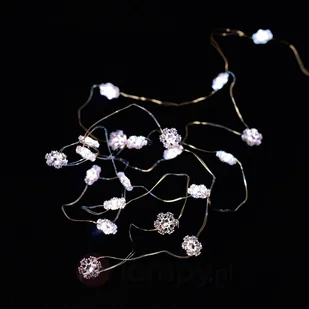 Sirius Łańcuch świetlny płatki śniegu LED NYNNE, 20-pkt - Lampy ogrodowe - miniaturka - grafika 4