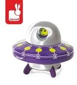 Klocki - Janod Statek UFO drewniany magnetyczny - 2160 - miniaturka - grafika 1