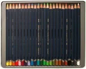 Przybory szkolne - Derwent Kredki akwarelowe 24 KOLORY WATERCOLOUR 32883 - miniaturka - grafika 1