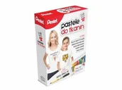 Kredki, ołówki, pastele i pisaki - PENTEL Zestaw pastele do tkanin PTS15+NM10+koszul. - miniaturka - grafika 1