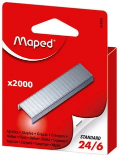 Maped Zszywki 24/6, 2000 szt. pudełko 324402 - Zszywacze biurowe - miniaturka - grafika 2