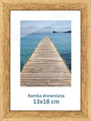 Ramki na zdjęcia - Nice Wall Ramka drewniana 13x18 cm AGAW0Z13X18 - miniaturka - grafika 1