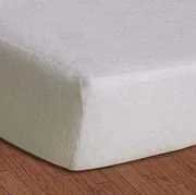 Prześcieradła - Darymex Prześcieradło z gumką Frotte białe 130/140x200 cm 5907761001961 - miniaturka - grafika 1