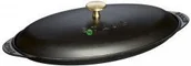 Naczynia żaroodporne - Staub Naczynie do Podawania Ryby 31cm Czarne 40509-400-0 - miniaturka - grafika 1
