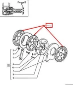 Części i akcesoria do maszyn rolniczych - CNH TARCZA HAMULCOWA 5159830 - miniaturka - grafika 1