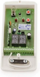 DTM System DTM Alarmowy sterownik radiowy SecurioSR-2, 2 wyjścia, 12V DC - Akcesoria do bram - miniaturka - grafika 2