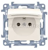 Gniazdka elektryczne - Kontakt Simon Gniazdo wtyczkowe do wersji IP44 z uszczelką - klapka w kolorze po - miniaturka - grafika 1