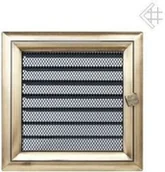Akcesoria kominkowe - Kratki.pl Kratka kominkowa galwanizowana Oskar 17x17 z żaluzją 6674-898A9_201302 - miniaturka - grafika 1