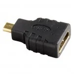 Adaptery i przejściówki - Hama HDMI GNIAZDO MICRO HDMI WTYK - miniaturka - grafika 1