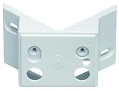 Akcesoria do oświetlenia - Steinel EWH 02 630669 uchwyt narożny do H 150, HS 150, HS-FE 150, szybki montaż za pomocą śrub na zewnętrznych rogach, biały - miniaturka - grafika 1