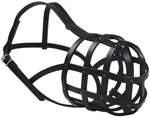 Chaba Kaganiec Skóra 2 - dla spaniela małego 2261 - Kagańce dla psów - miniaturka - grafika 3