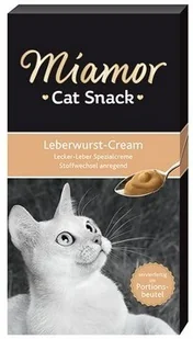 Miamor Cat Confect Leberwurst Cream 6x15g MS_8747 - Suplementy i witaminy dla kotów - miniaturka - grafika 2