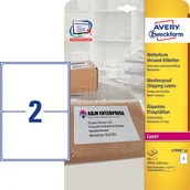 Etykiety samoprzylepne i bloki etykiet - Avery Zweckform Etykiety wysyłkowe Zweckform 199,6 x 143,5mm 25 ark./op. L7996-25 - miniaturka - grafika 1