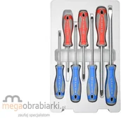 Śrubokręty - King Tony Zestaw wkrętaków pozidriv i płaskich, 7 szt 30127MR - miniaturka - grafika 1