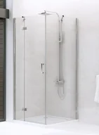 Kabiny prysznicowe - New Trendy Renoma 120x100 lewa szkło przejrzyste D-0117A/D-0085B - miniaturka - grafika 1