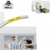 Taśmy do drukarek barwiące - Dymo TAŚMA RURKA TERMOKURCZLIWA ŻÓŁTA 6MM X 1 5M (18052) (S0718270) - miniaturka - grafika 1