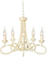 Lampy sufitowe - Elstead Lighting OLIVIA OV5 IVORY/Złoto 5 - miniaturka - grafika 1