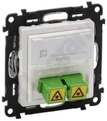 Gniazdka elektryczne - Legrand Valena Life Gniazdo światłowodowe SC / APC Biały - 753130 - miniaturka - grafika 1