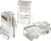 Wtyczki i adaptery - ALANTEC a-lan RJ45 wtyk STANDARD(drut+linka) UTP kat.5e op=100szt WT001OP - miniaturka - grafika 1