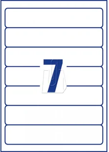 Avery ZWECKFORM Etykiety na segregatory; A4 25/op., 192 x 38 mm, białe ZW3 (ZW303) - Etykiety do drukarek - miniaturka - grafika 4