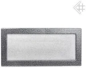 Akcesoria kominkowe - Kratki.pl Kratka kominkowa malowana czarno-srebrna 17x37 6674-898A9_201302021332 - miniaturka - grafika 1