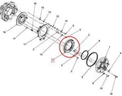 Części i akcesoria do maszyn rolniczych - CNH TŁOCZYSKO SPRZĘGŁA 84992216 - miniaturka - grafika 1