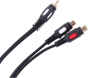 Kabel 1RCA-2 Gniazda Rca 25CM - Kable komputerowe i do monitorów - miniaturka - grafika 2