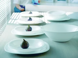 Dajar 05763 Carine komplet obiadowy, 18 elementów, kolor biały 05763 - Serwisy obiadowe - miniaturka - grafika 2