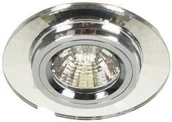 Lampy sufitowe - Candellux SS-10 2230507 CH/WH MR16 Chrom OPR. STROP. STAŁA OKRĄGŁA SZKŁO BEZBARWNE - miniaturka - grafika 1