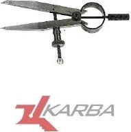 Sprzęt geodezyjny - LIMIT Macka prosta sprężynowa z blokadą 300 mm 2444-0703 - miniaturka - grafika 1