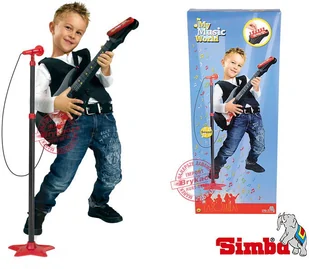 Simba My Music World - Gitara z mikrofonem 6833223 - Instrumenty muzyczne dla dzieci - miniaturka - grafika 4