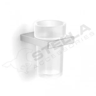 Stella NEW YORK Uchwyt ZE SZKLANKĄ - 05.411 - Akcesoria łazienkowe - miniaturka - grafika 2