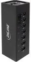 Huby USB - InLine HUB USB USB 3.0 Aktywny 7 Aluminium z zasilaczem 35395B - miniaturka - grafika 1