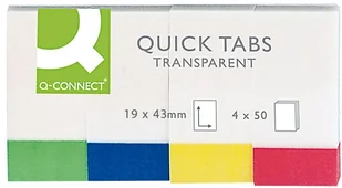 Q-Connect Zakładki indeksujące 19x43 KF01225 - Zakładki indeksujące - miniaturka - grafika 2