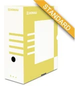 Pudła i kartony archiwizacyjne - Donau BIELLA Pudło archiwizacyjne 120 mm żółte DN310-6 - miniaturka - grafika 1