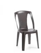 Akcesoria do grilla - Activa Krzesło z efektem rattanu PROCIDA brąz mokka - miniaturka - grafika 1