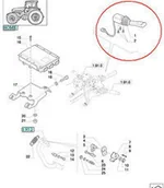 Części i akcesoria do maszyn rolniczych - CNH DŹWIGNIA KIERUNKOWA PRZÓD-TYŁ NEW HOLLAND 84244148 - miniaturka - grafika 1