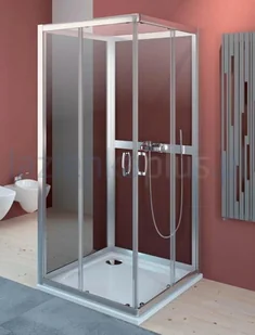 Radaway Premium Plus 2S Komplet ścianek tylnych 90x90 szkło fabric 33433-01-06N - Akcesoria do armatury i ceramiki - miniaturka - grafika 2