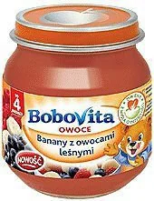 Nutricia BOBOVITA Banany, jabłka i owoce jagodowe po 5 m-cu 125 g - Desery dla dzieci - miniaturka - grafika 5