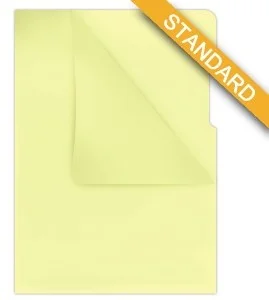 Obwoluta Donau typu L, PP, A4, krystal, 180mikr., żółta /1784095PL11/ - Ofertówki - miniaturka - grafika 2