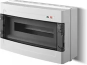 Rozdzielnie elektryczne - Elektro-Plast Opatówek Rozdzielnica EP-LUX PLUS n/t 15-mod. IP55 drzwi transpare - miniaturka - grafika 1