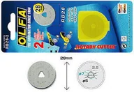 Nożyce i noże - OLFA CORPORATION OSTRZE ZAPASOWE DO nóżA KRĄŻKOWEGO RTY-1/G 2 szt RB28-2 - miniaturka - grafika 1