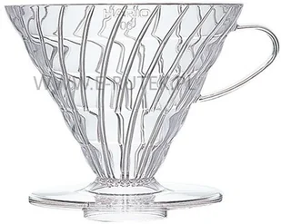 Hario plastikowy Drip V60-03 - Clear VD-03T (VD-02T) - Pozostałe akcesoria kuchenne - miniaturka - grafika 2