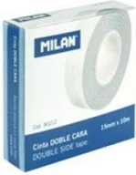 Pozostałe akcesoria dla plastyków - Milan Taśma dwustronna 15mmx10m 80212 - miniaturka - grafika 1
