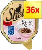 Mokra karma dla kotów - Sheba Zestaw 36 x 85 g - Classics, cielęcina i kurczak - miniaturka - grafika 1